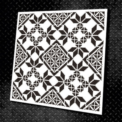 Create a unique Ukrainian decor with your own hands with the DFA stencil 'Vysyvanka' 0.3-1 mm (Z00007)