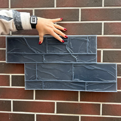 Silicone impression for decoration decorative stone (clinker) W00033