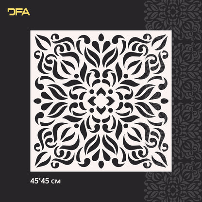 Stencil DFA Square pattern, for plaster and paint 0.3-1mm (K00105)