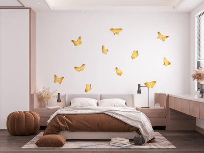 Create a spring mood: Mirror decor DFA Butterflies for the home, 11 pcs (YA00001)