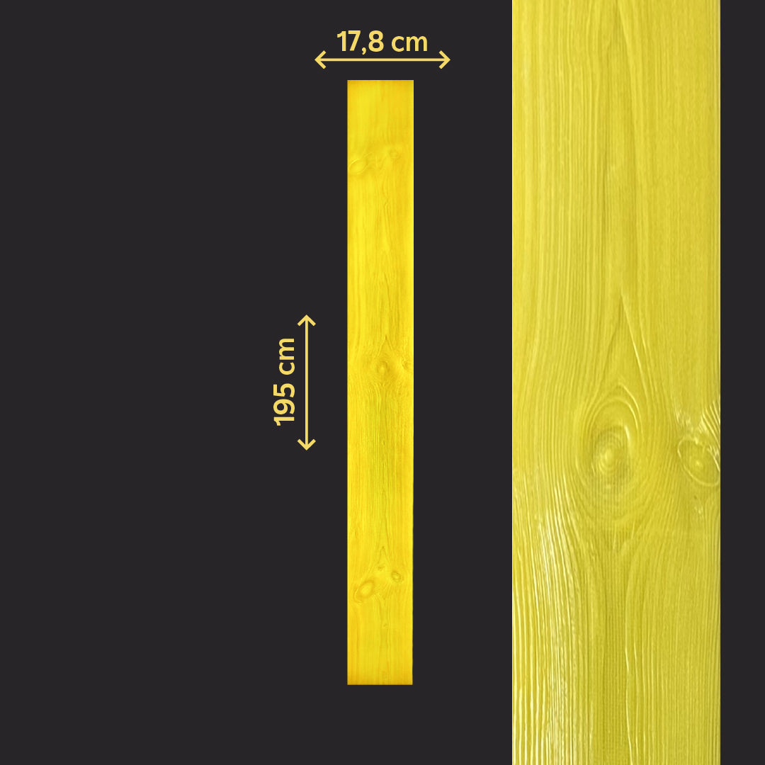 Silicone impression for decoration Tree 5 (yellow) W00025