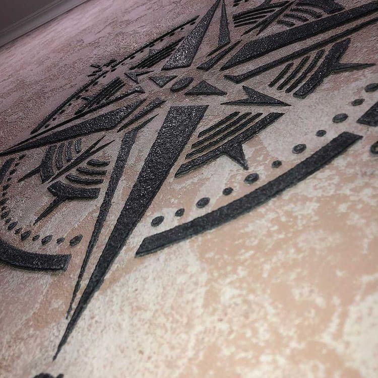 Accent the interior with an original pattern - stencil DFA Compass 0.3-1 mm (C00036)