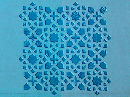 Elegant Oriental Ornament: DFA Stencil for Exquisite Decor 0.3-1mm (V00080)