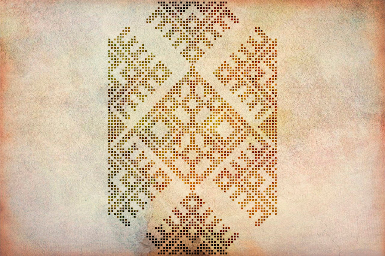 Stencil DFA Embroidery for plaster and paint 0.3-1 mm (Z00069)