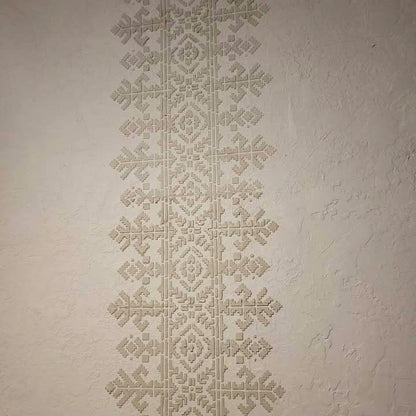 Traditional pattern Vyshyvanka for modern interior with stencil DFA 0.3-1 mm (Z00026)