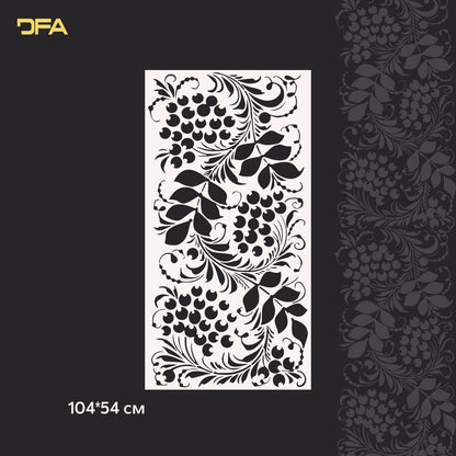 Stencil DFA Embroidery for plaster and paint 0.3-1mm (Z00047)
