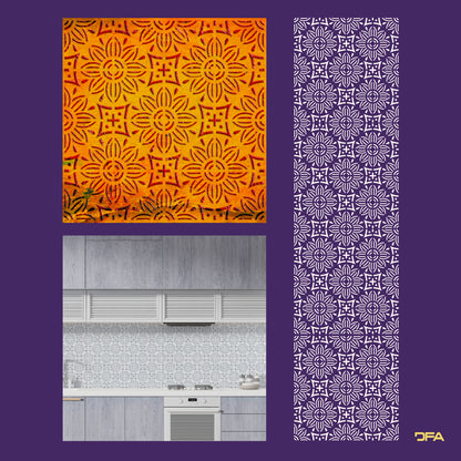 Stencil DFA Square pattern for plaster and paint 0.3-1mm (K00102)