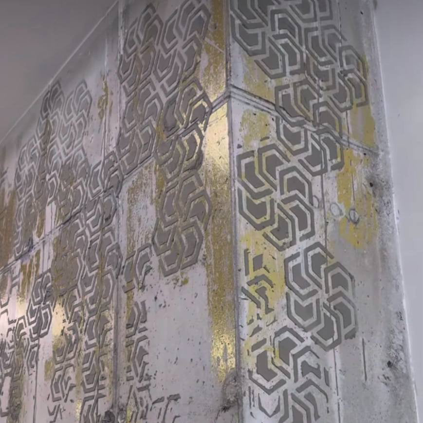 Experiment with space: DFA stencil "Geometry" for a unique interior 0.3-1 mm (G00014)