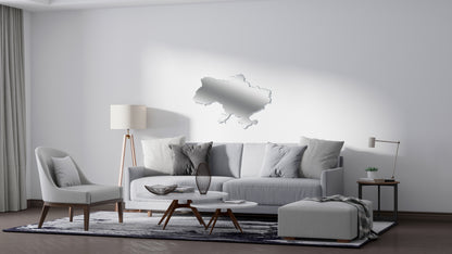 A stylish accent in your interior: Mirror decor Map of Ukraine DFA (YA00042)