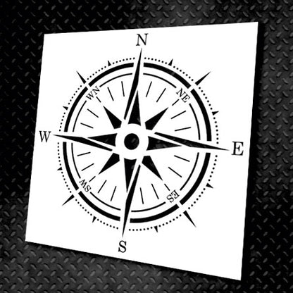 Stencil DFA reusable Round pattern 35 Compass 2 for plaster and paint 0.3-1mm (С00035), 1mm - Under plaster