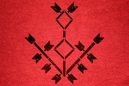 Stencil DFA Vyshyvanka ornament for creating unique wall decor 0.3-1 mm (Z00073)