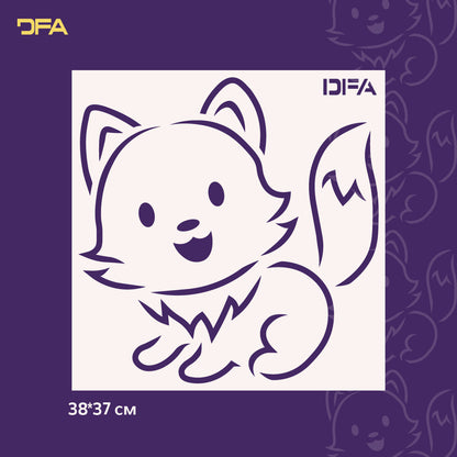 DFA children's reusable stencil for plaster and paint 0.3-1mm (E00057)