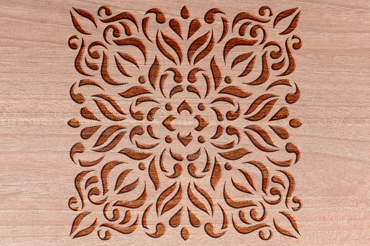 Stencil DFA Square pattern, for plaster and paint 0.3-1mm (K00105)