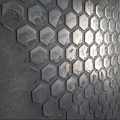 Trendy geometric decor in a few steps with DFA stencil Geometry Honeycomb 0.3-1 mm (G00030)