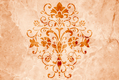 Luxury Damascus DIY: DFA stencil for plaster and paint 0.3-1 mm (D00068)