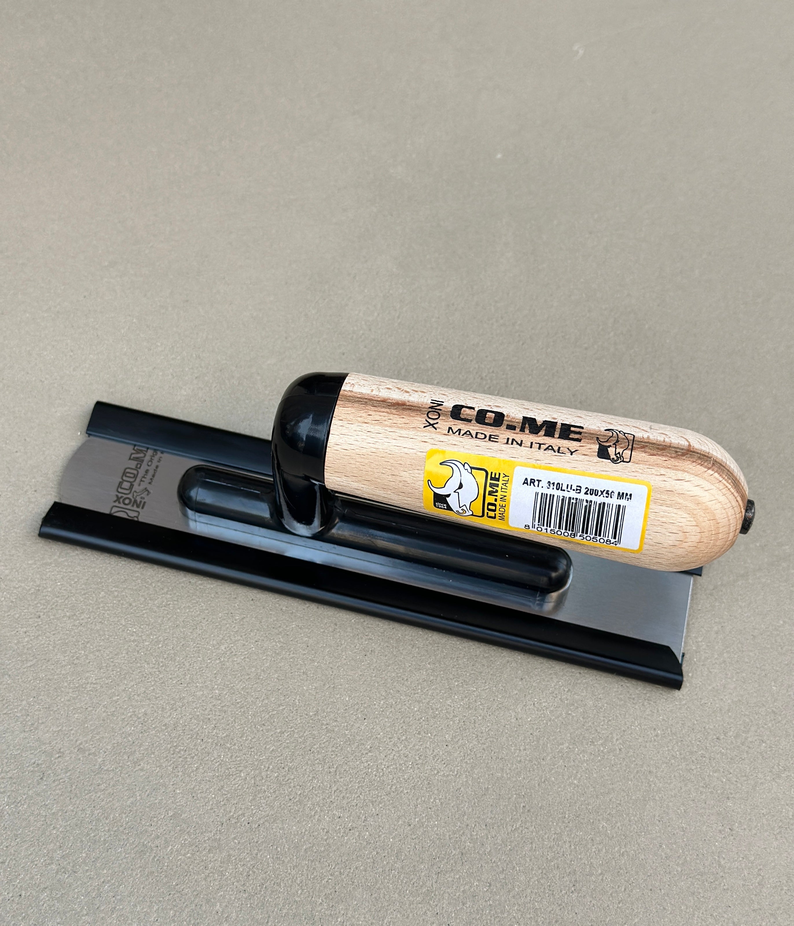 Co.Me Small Polishing Spatula with Rounded Edge (Stainless Steel) 310LU-B