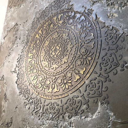 Spectacular circular pattern with DFA stencil - simple, fast, stylish 0.3-1 mm (C00013-d2)