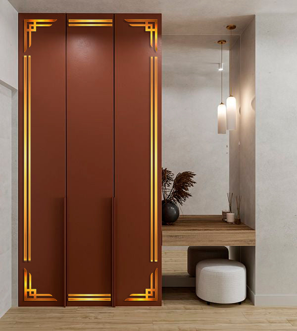 The Magic of Light in Your Interior: DFA Mirror Corner Patterns for Unique Design 2pcs/4pcs (YA00038)