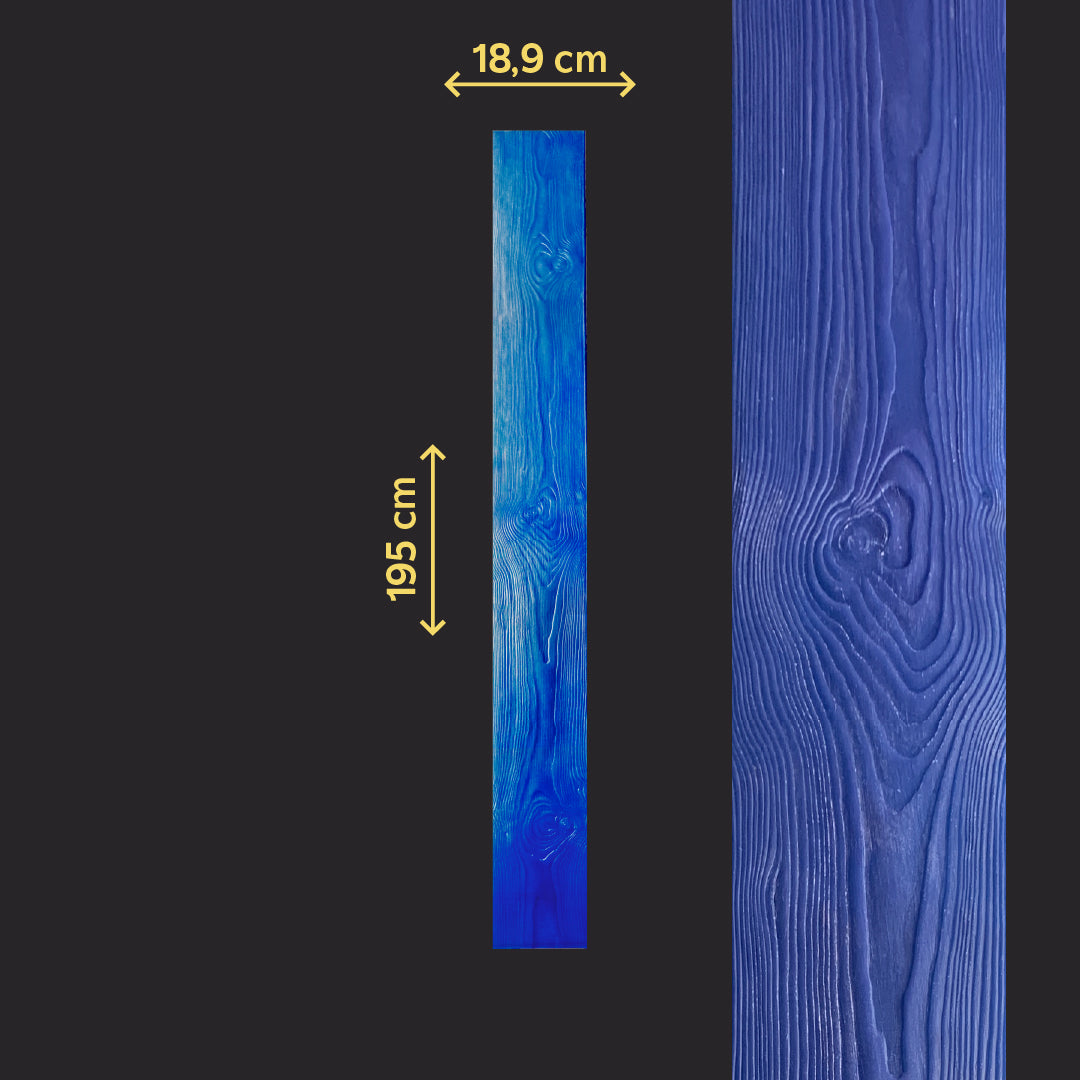 Silicone impression for decoration Tree 2 (blue) W00022
