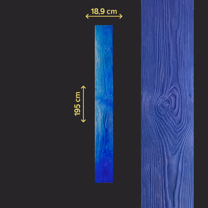 Silicone impression for decoration Tree 2 (blue) W00022