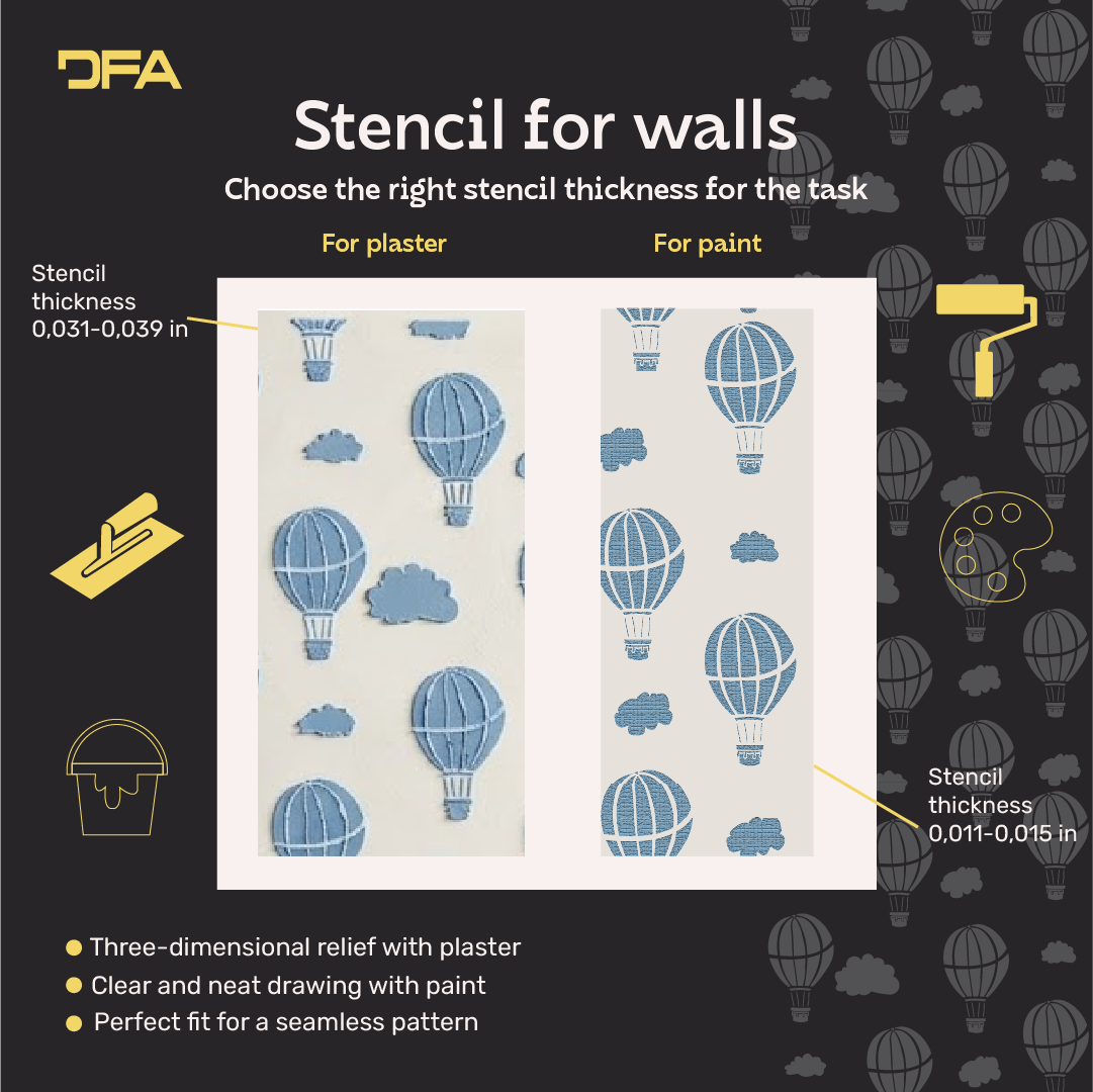 "Balloons" photo wallpaper — a magical atmosphere in the children's room (material DFA 0.3–1 mm, art. E00094)
