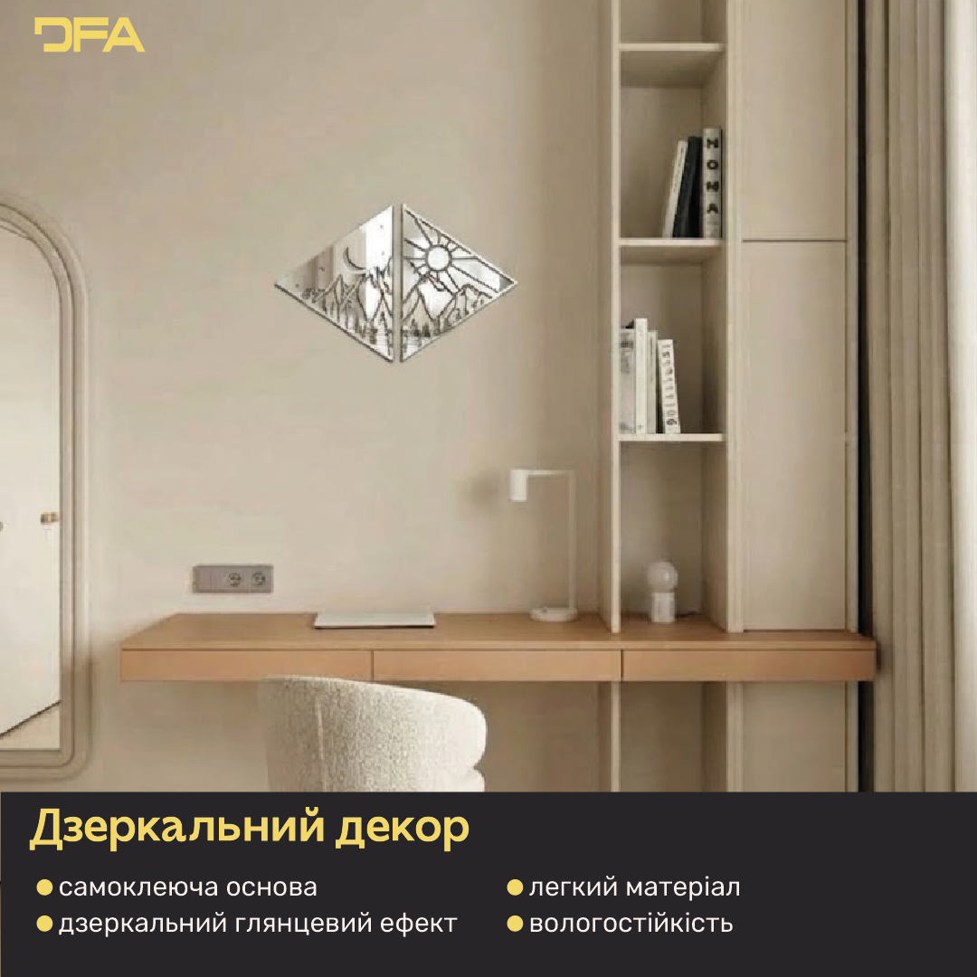 Mirror decor: a with a modern twist (YA00109)