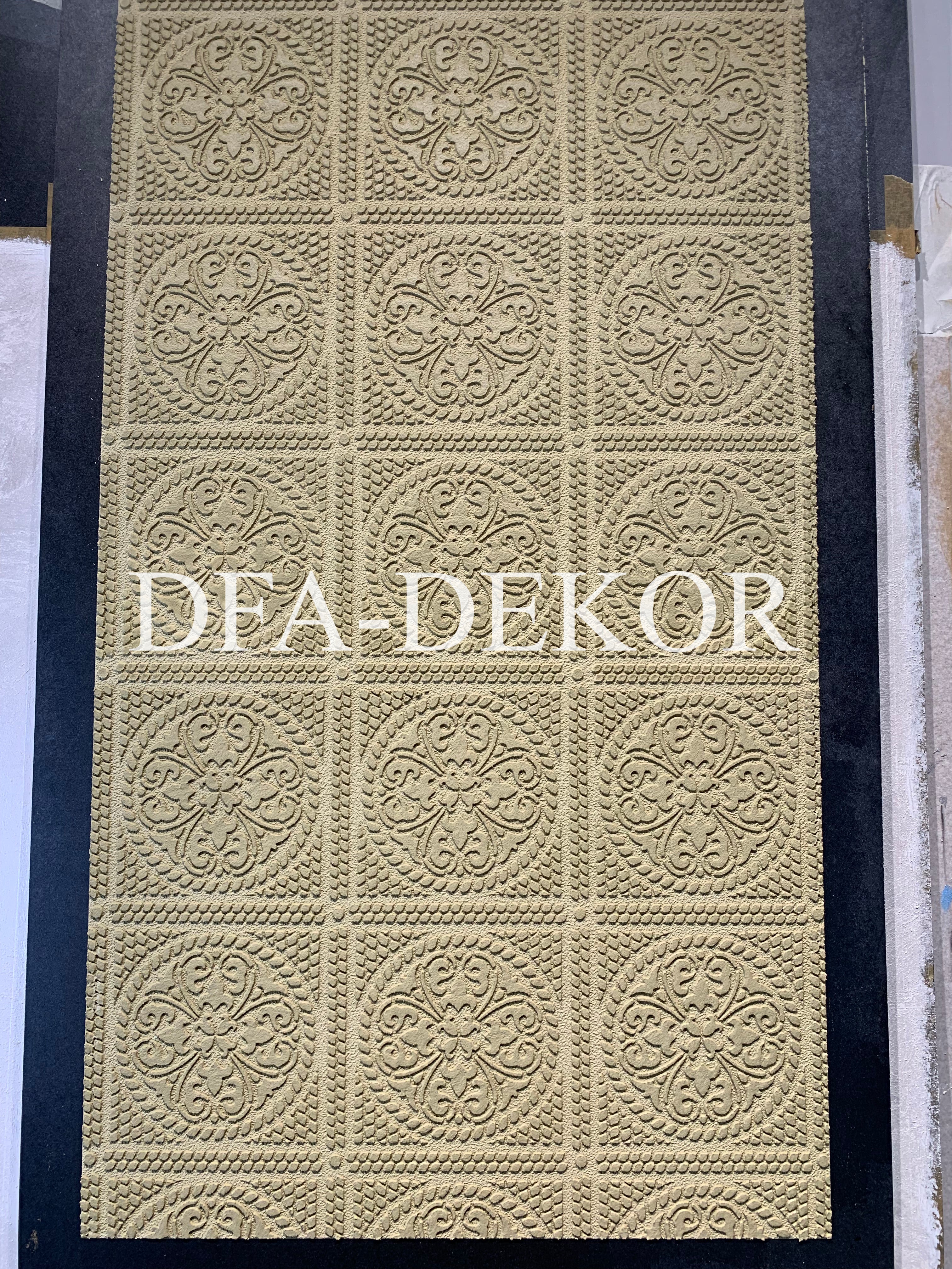 Stencil reusable DFA Square patterns for plaster and paint 0.3-1mm (K00008)