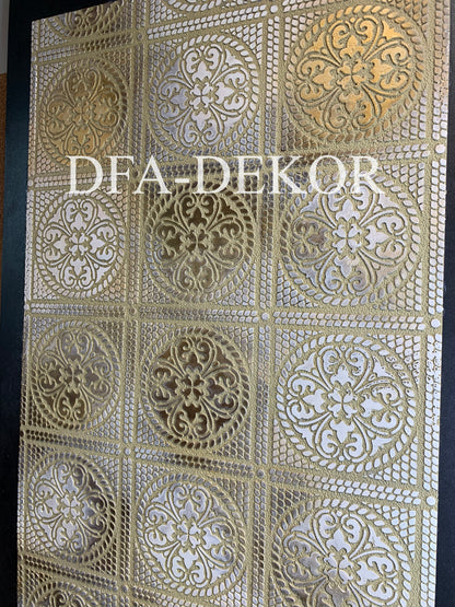 Stencil reusable DFA Square patterns for plaster and paint 0.3-1mm (K00008)