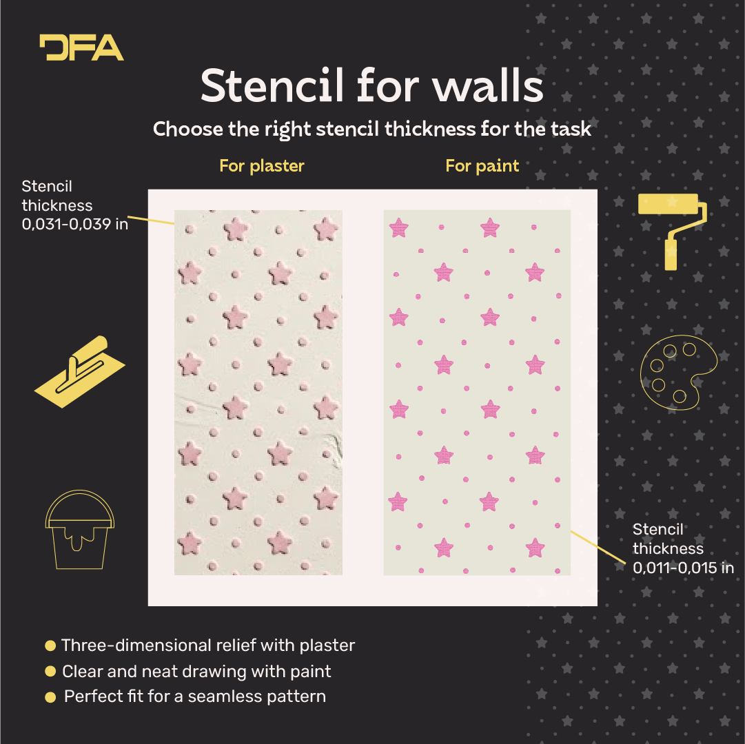 "Stars" photo wallpaper — a magical atmosphere in the children's room (DFA material 0.3–1 mm, art. E00094)