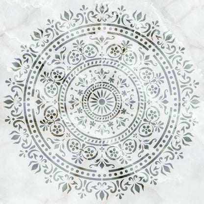 Stencil DFA reusable Round pattern for plaster and paint 0.3-1 mm (С00108), 1mm - For plaster