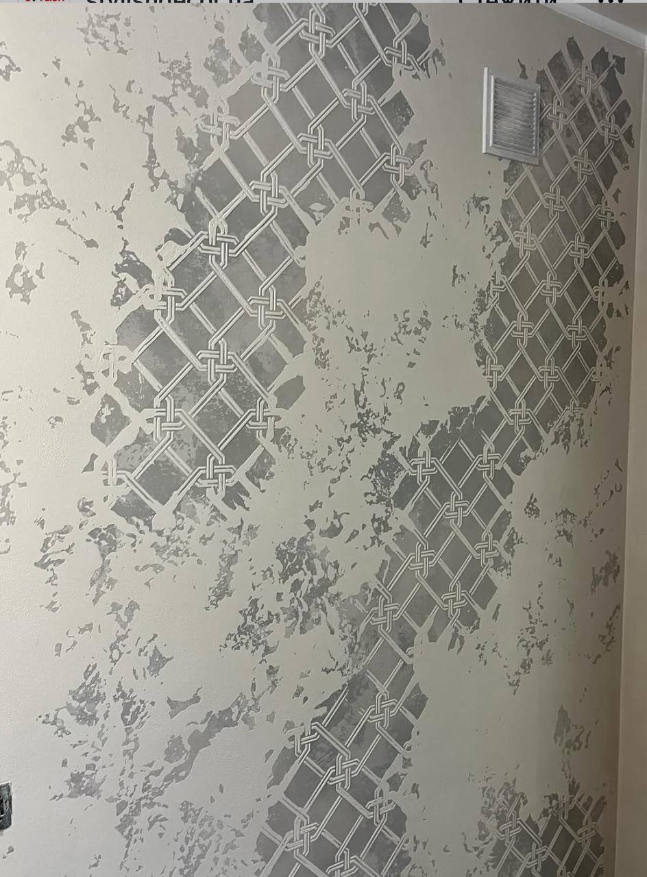 Luxurious oriental pattern for decorative plaster and paint 0.3-1 mm (V00053)