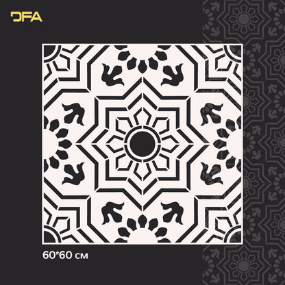 Stencil DFA Square pattern, for plaster and paint 0.3-1mm (K00103)