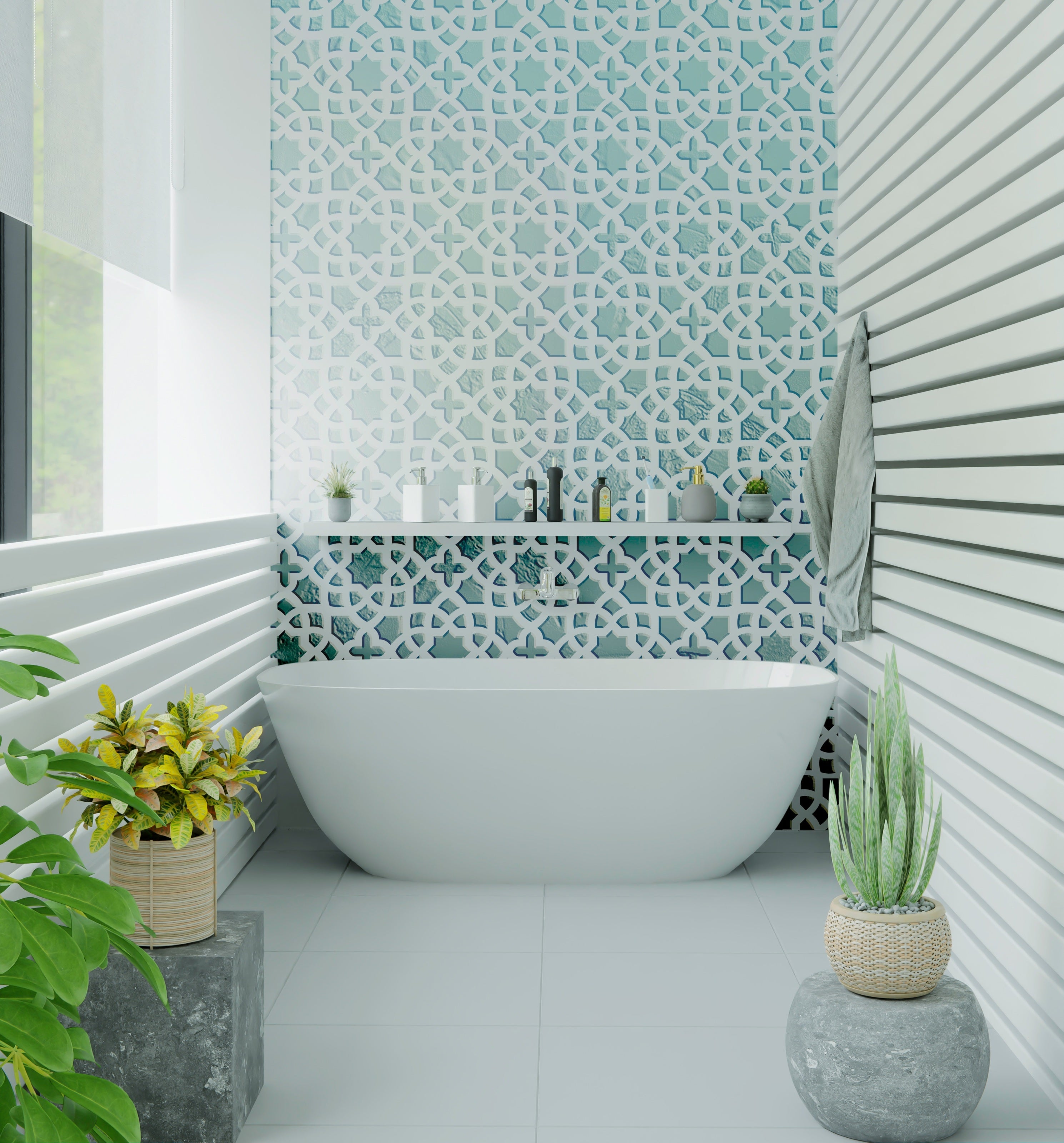 Elegant Oriental Ornament: DFA Stencil for Exquisite Decor 0.3-1mm (V00080)