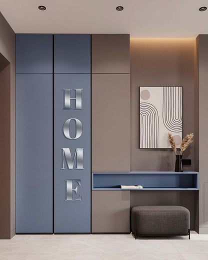 Elegance and space: mirror inscription HOME by DFA (YA00020)