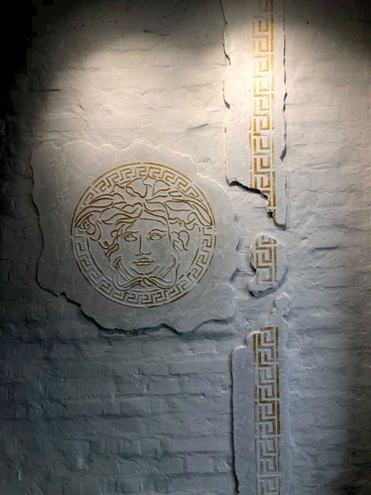 Versace Luxury Style DFA Stencil Round Pattern for Paint and Plaster 0.3-1mm (C00033)