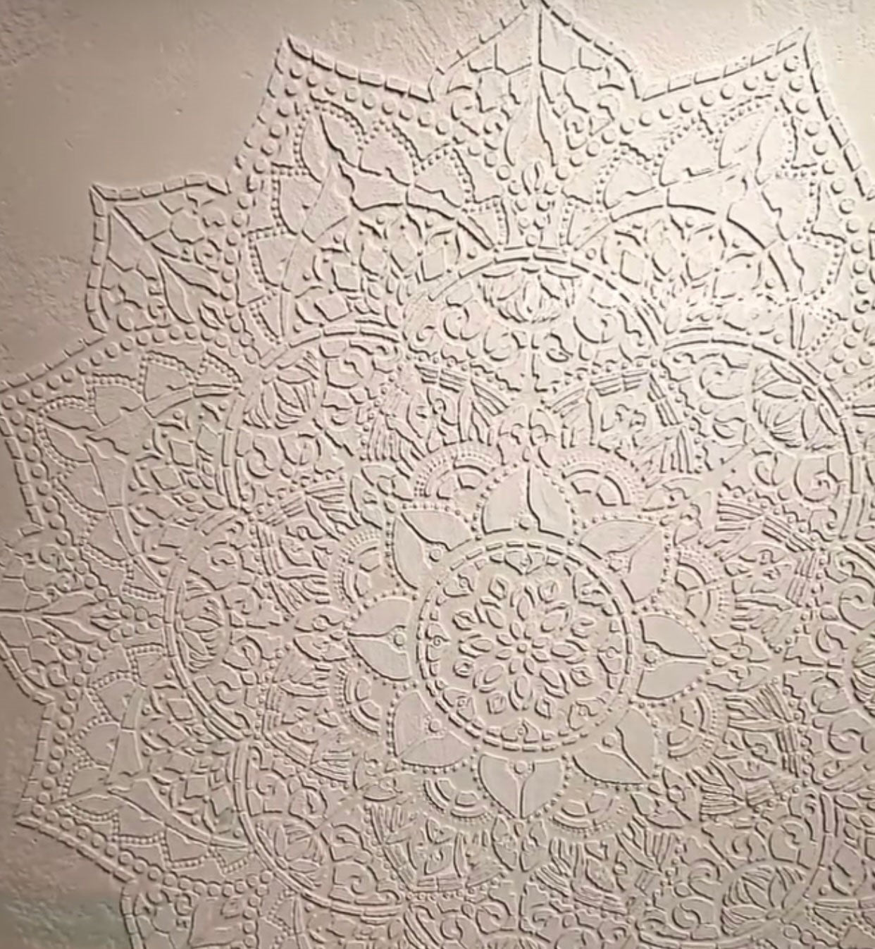 Stencil DFA reusable Round pattern 57 for plaster and paint 0.3-1mm (С00057)