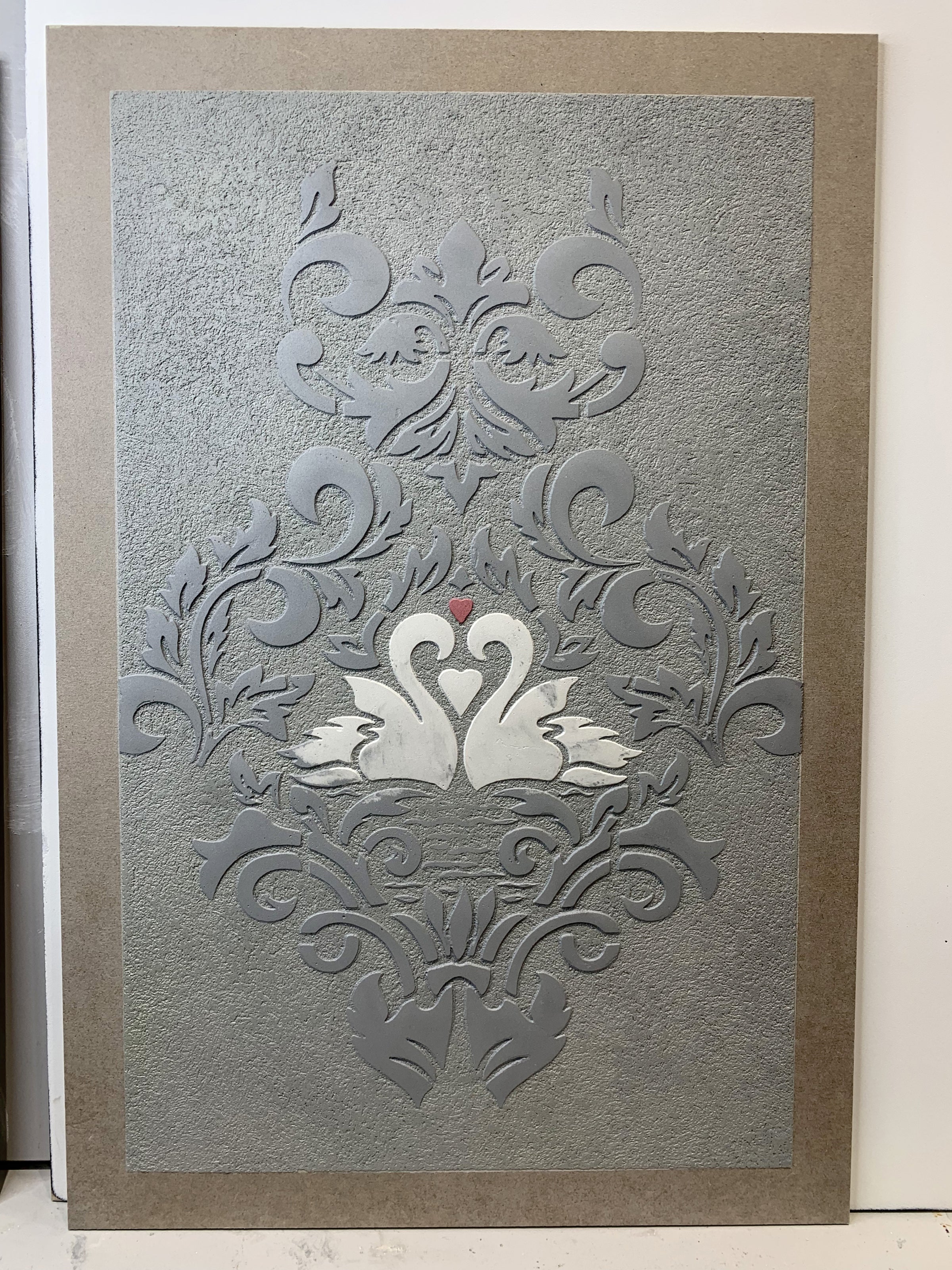 Stencil for decoration DFA Royal Damascus, for putty and paint, 0.3-1mm (D00016)