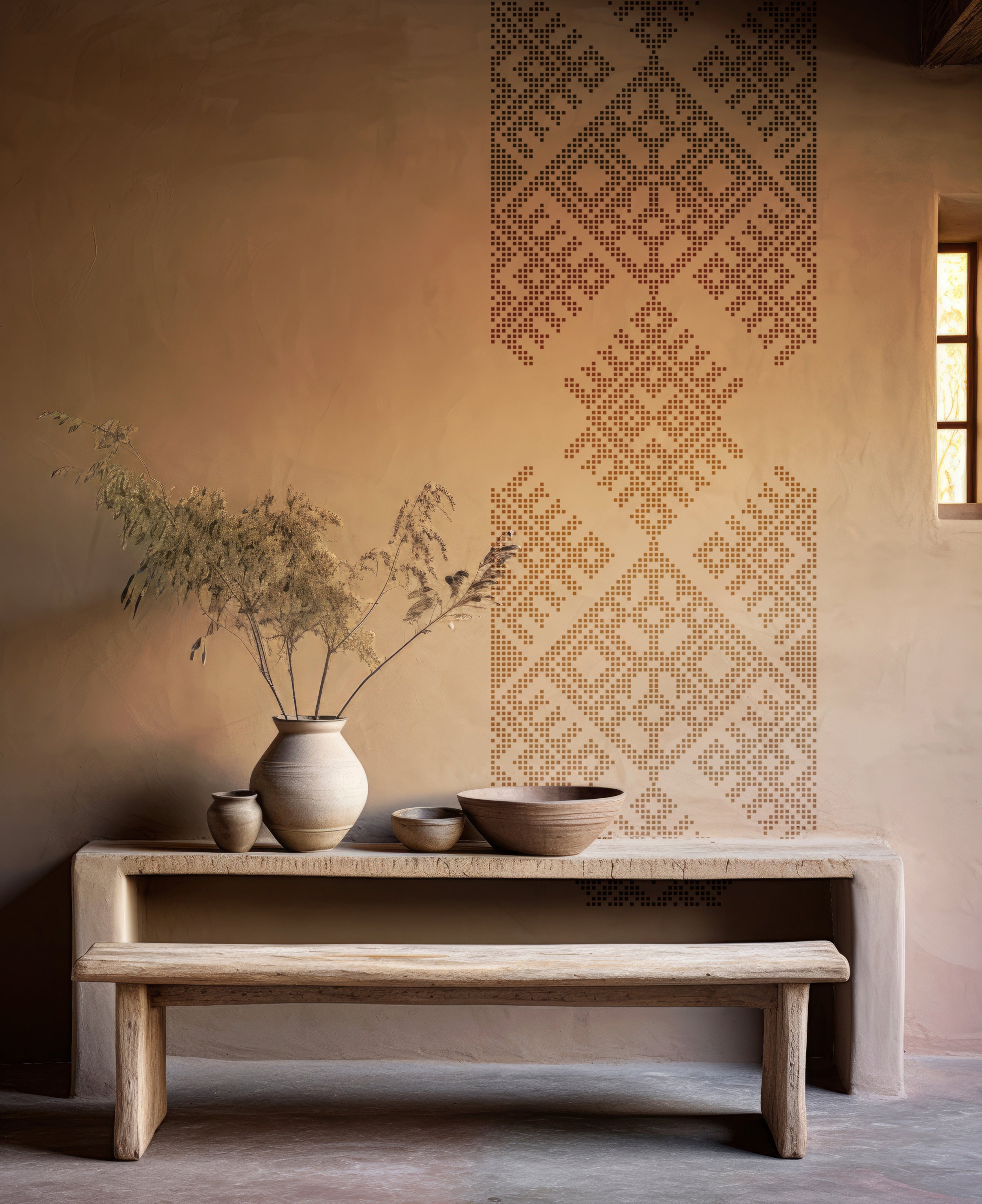 Stencil DFA Embroidery for plaster and paint 0.3-1 mm (Z00069)