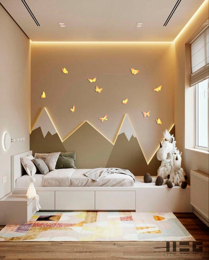 Liven up your interior: Butterfly decor that will fill your home with charm, 11 pcs (YA00004)