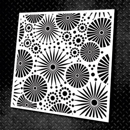 Stencil DFA reusable Geometry for plaster and paint 0.3-1mm (G00010)