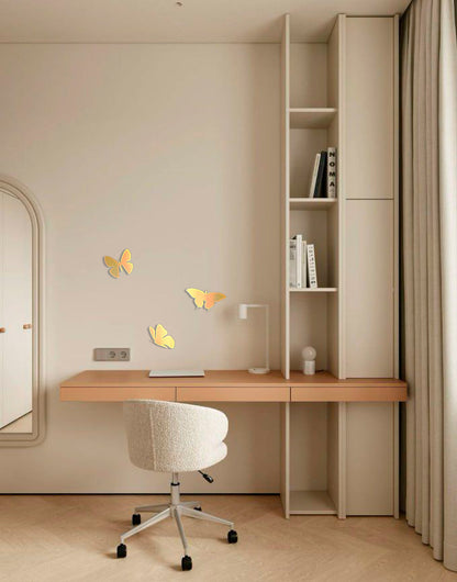 Exclusive DFA decoration: Butterflies made of mirror plastic of the highest quality, 3 pcs (YA00006)