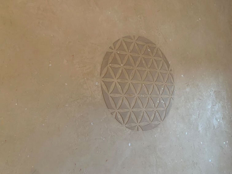 Stencil DFA reusable Round pattern 21 for plaster and paint 0.3-1mm (С00021)