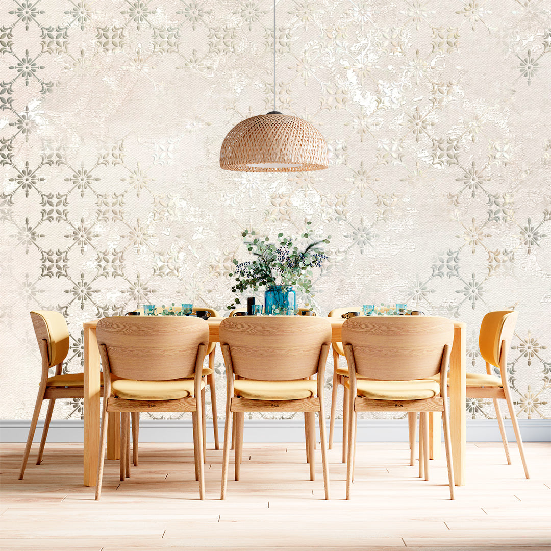 Stencil for decoration DFA square pattern, for putty and paint, 0.3-1mm (K00016)