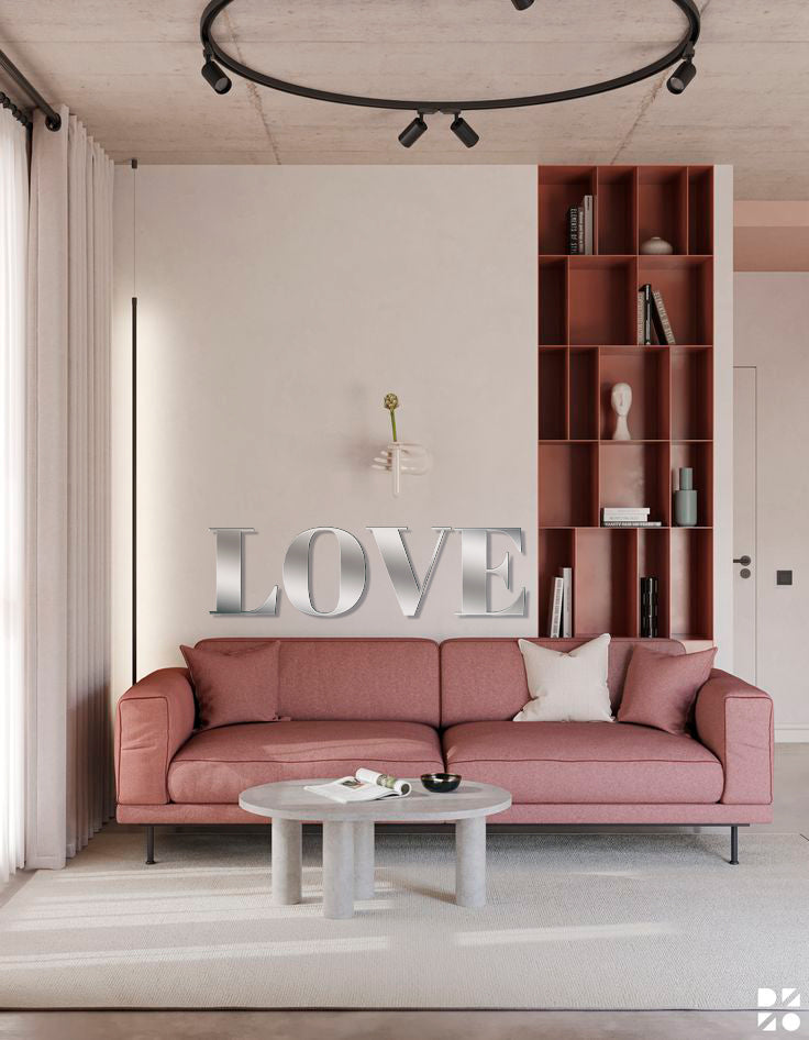 Fill your home with love: Mirror inscription LOVE from DFA for a special atmosphere (YA00018)