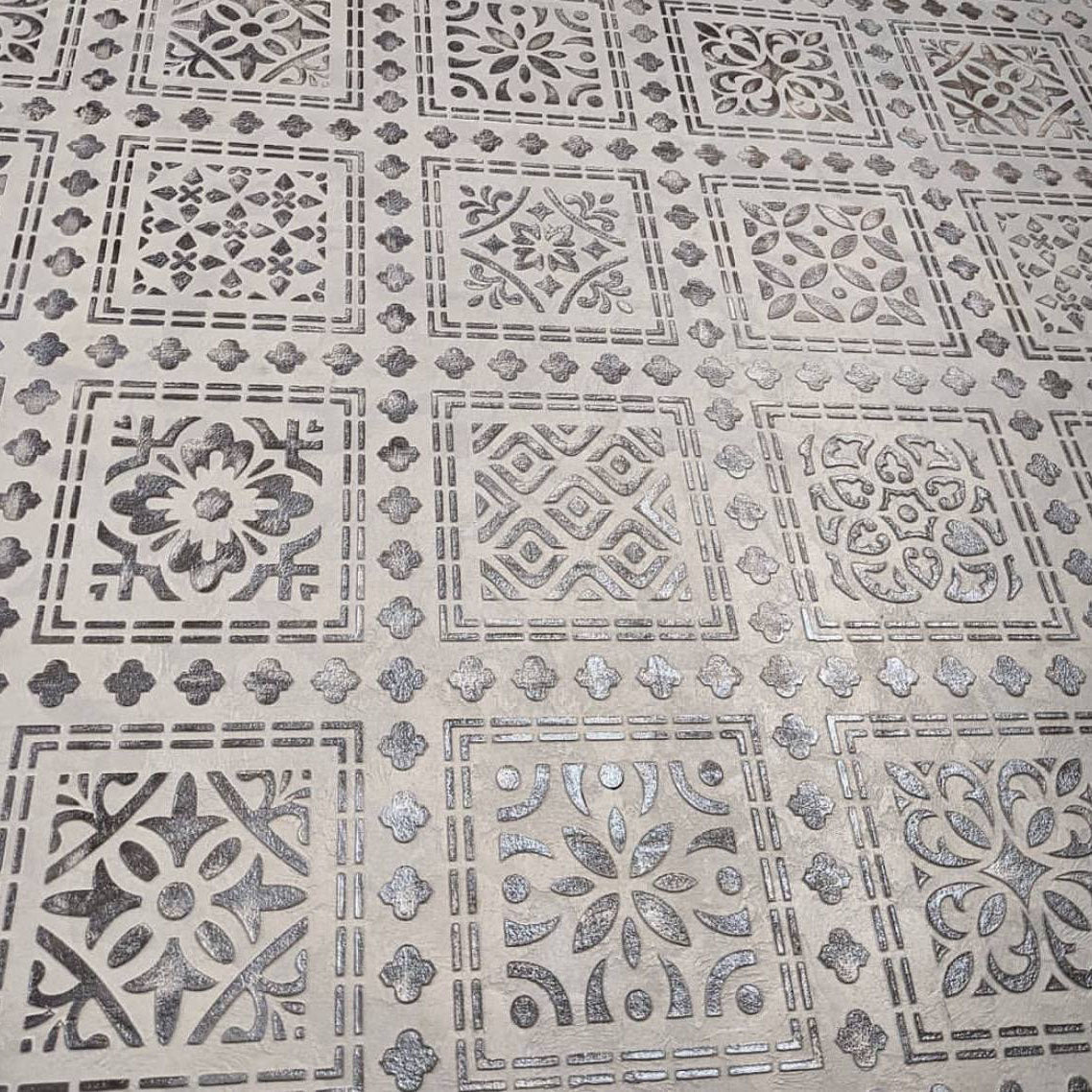 Modern decor in a few steps - DFA stencil with a geometric pattern 0.3-1 mm (K00005)