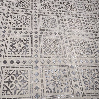 Modern decor in a few steps - DFA stencil with a geometric pattern 0.3-1 mm (K00005)