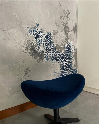 DFA decorative stencil: square pattern - simple and effective 0.3-1 mm (K00130)