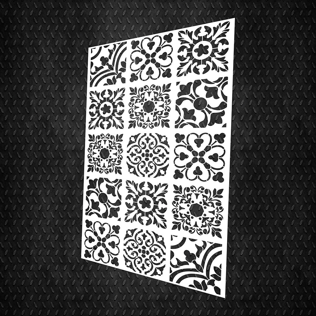 Stencil DFA Square pattern, for plaster and paint 0.3-1mm (K00076)