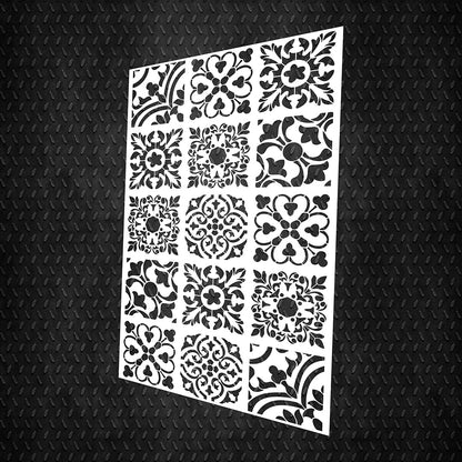 Stencil DFA Square pattern, for plaster and paint 0.3-1mm (K00076)