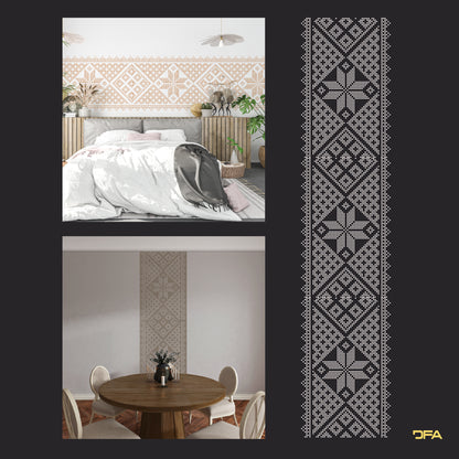 Stencil DFA Embroidery for plaster and paint 0.3-1mm (Z00028)